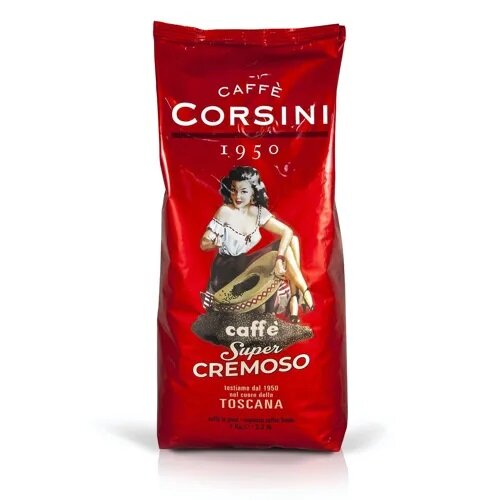 Corsini Super Cremoso 1000g Bohnen