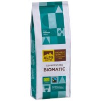 Alps Coffee Biomatic Bio Fairtrade 500g Bohnen...