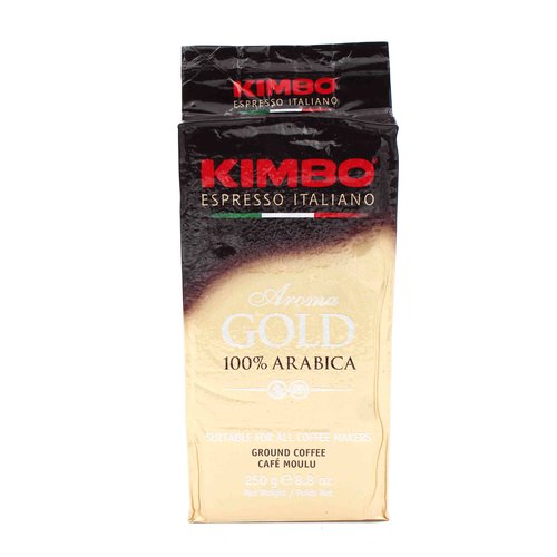 Kimbo Espresso Coffee - GOLD AROMA 100% ARABICA - 250g gemahlen 