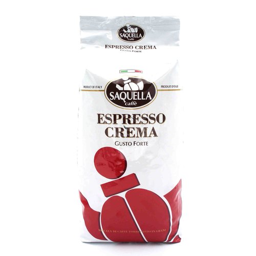 Saquella Espresso Crema - GUSTO FORTE - 1000g Bohnen